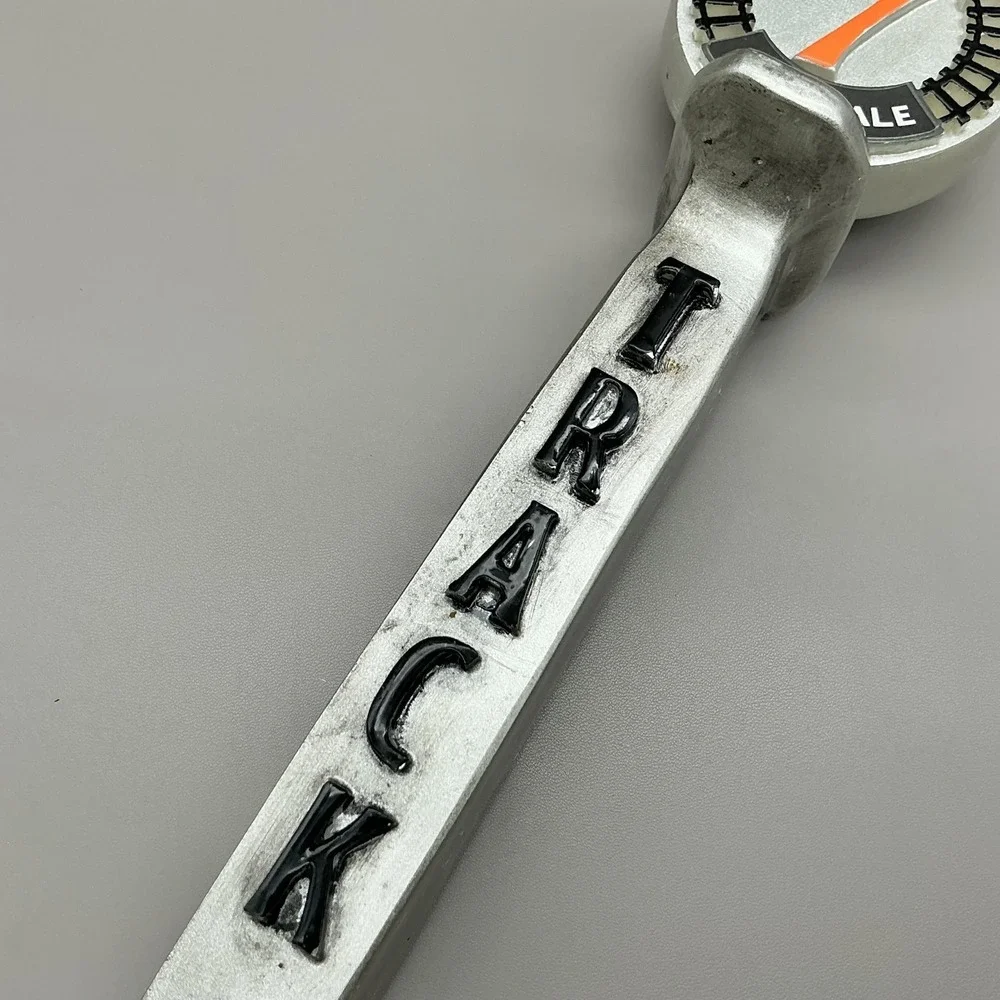 Track 7 Daylight Amber‎ Ale Beer Tap Handle Silver Metal Draft Bar Pub Railroad